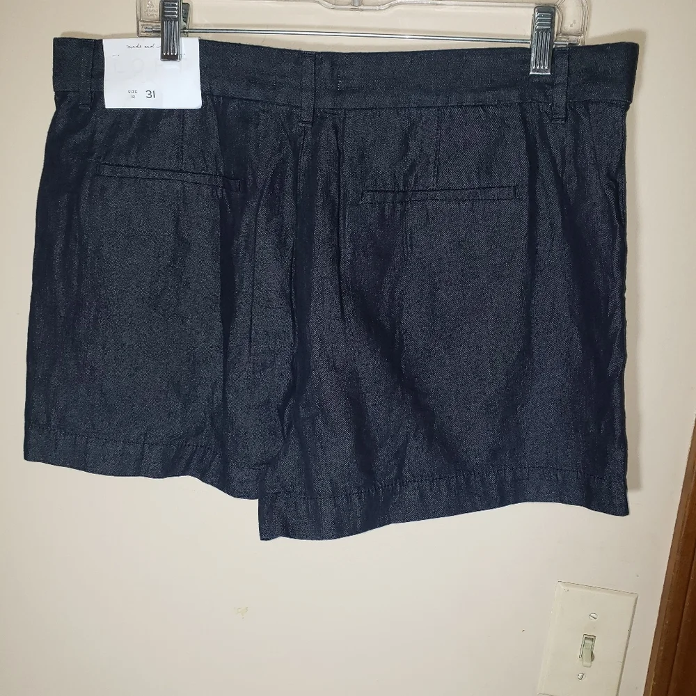 LOFT Women's Blue Shorts Size 31/12 - Picture 6 of 6